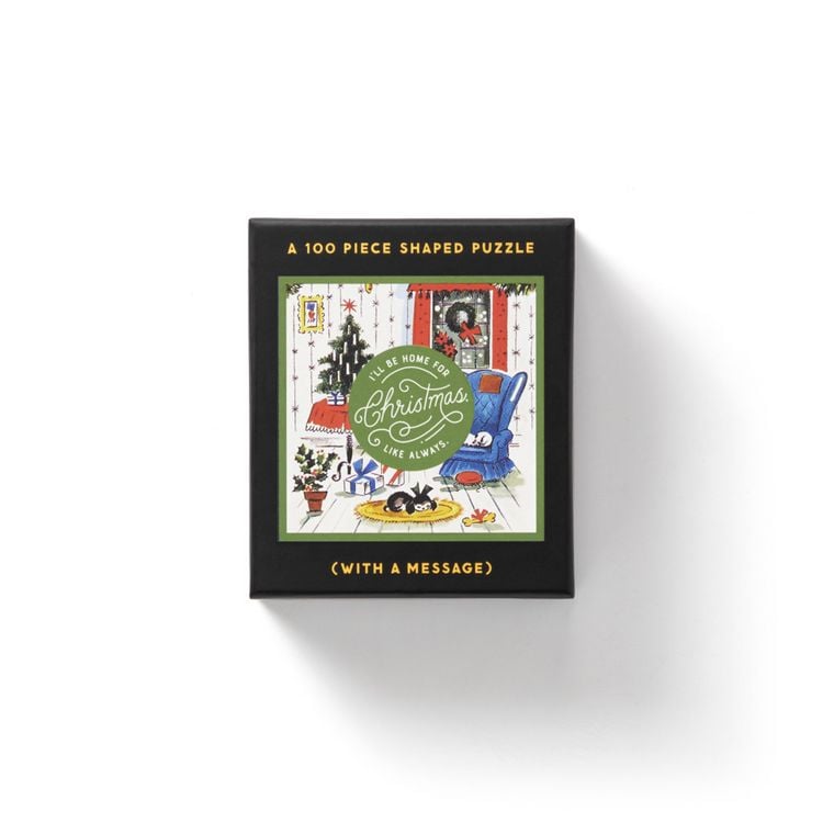 Produktbild: Home For Christmas 100 Piece Mini Shaped Puzzle