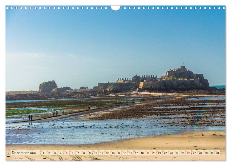 Produktbild: Jersey - Die Insel im &Auml;rmelkanal (Wandkalender 2026 DIN A3 quer), CALVENDO Monatskalender