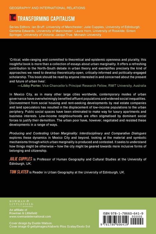 Produktbild: Producing and Contesting Urban Marginality