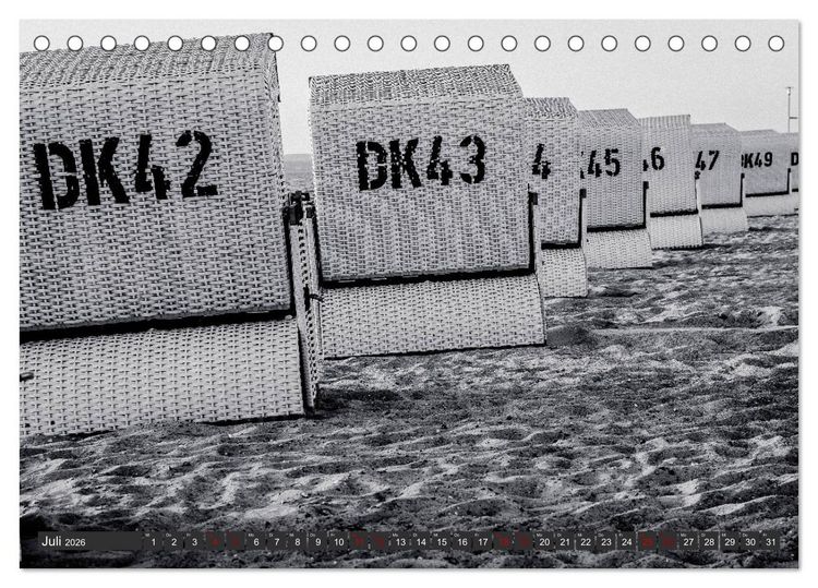 Produktbild: Ein Blick auf das Ostseebad Boltenhagen (Tischkalender 2026 DIN A5 quer), CALVENDO Monatskalender