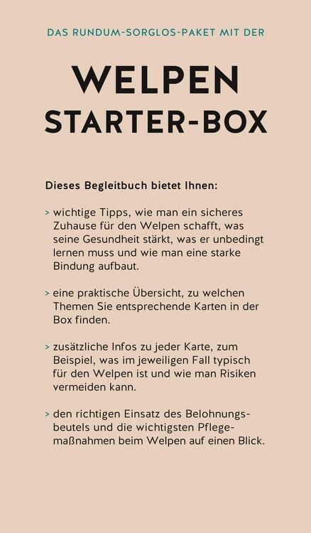 Produktbild: Welpen-Starter-Box