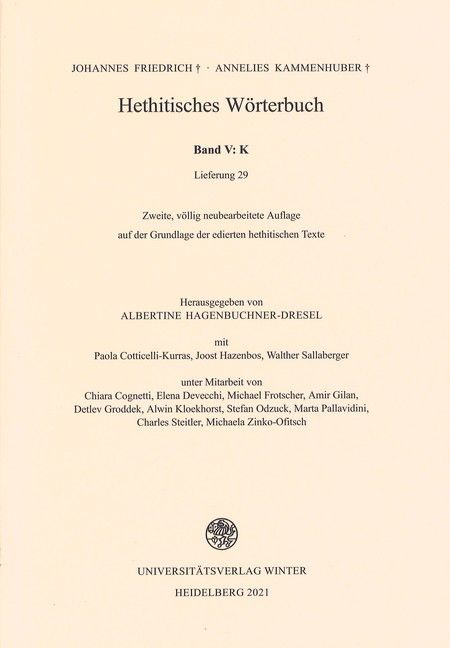Produktbild: Hethitisches W&ouml;rterbuch / K