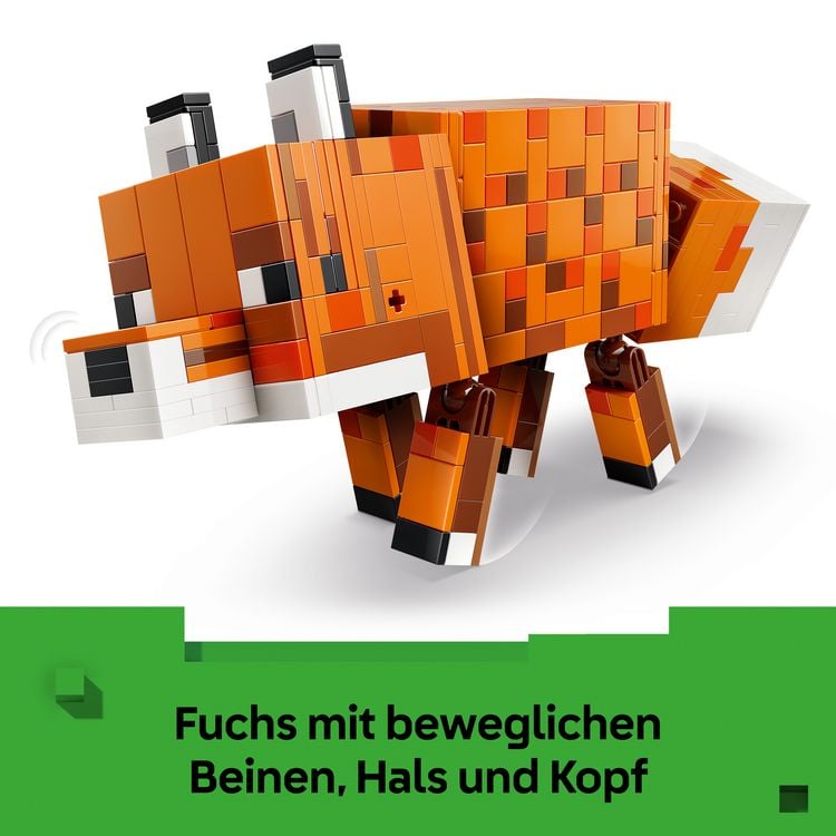 Produktbild: LEGO Minecraft 21588 Der Fuchs, Spielzeug mit Tierfigur