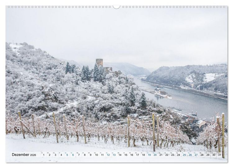 Produktbild: Romantisches Rheintal (hochwertiger Premium Wandkalender 2026 DIN A2 quer), Kunstdruck in Hochglanz