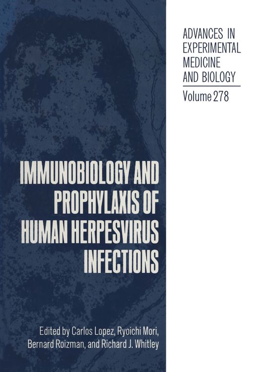 Produktbild: Immunobiology and Prophylaxis of Human Herpesvirus Infections