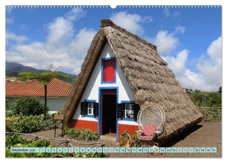 Produktbild: Die Insel Madeira (Wandkalender 2026 DIN A2 quer), CALVENDO Monatskalender