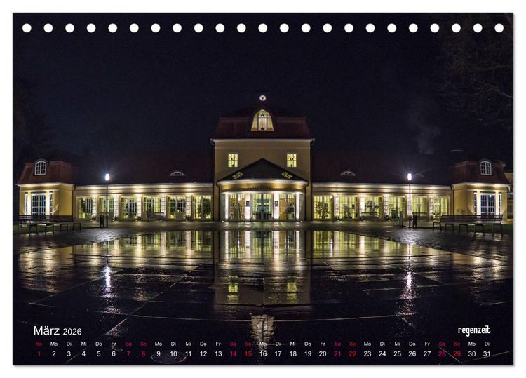 Produktbild: bad hersfeld zeitlos (Tischkalender 2026 DIN A5 quer), CALVENDO Monatskalender