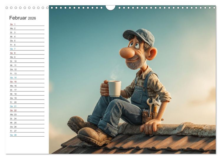 Produktbild: Kaffee, Kabel, Katastrophen (Wandkalender 2026 DIN A3 quer), CALVENDO Monatskalender