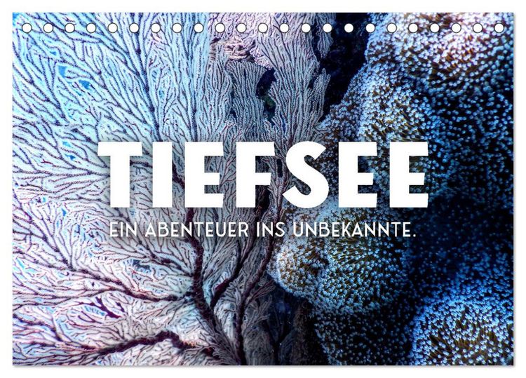 Produktbild: Tiefsee - Ein Abenteuer ins Unbekannte. (Tischkalender 2026 DIN A5 quer), CALVENDO Monatskalender