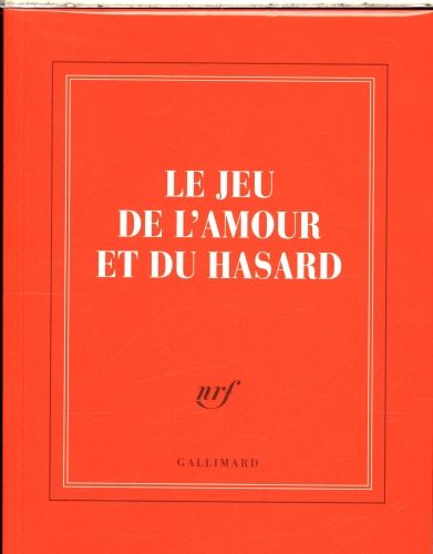 Produktbild: Le jeu de l'amour et du hasard : carnet carr&eacute; couleur lign&eacute;