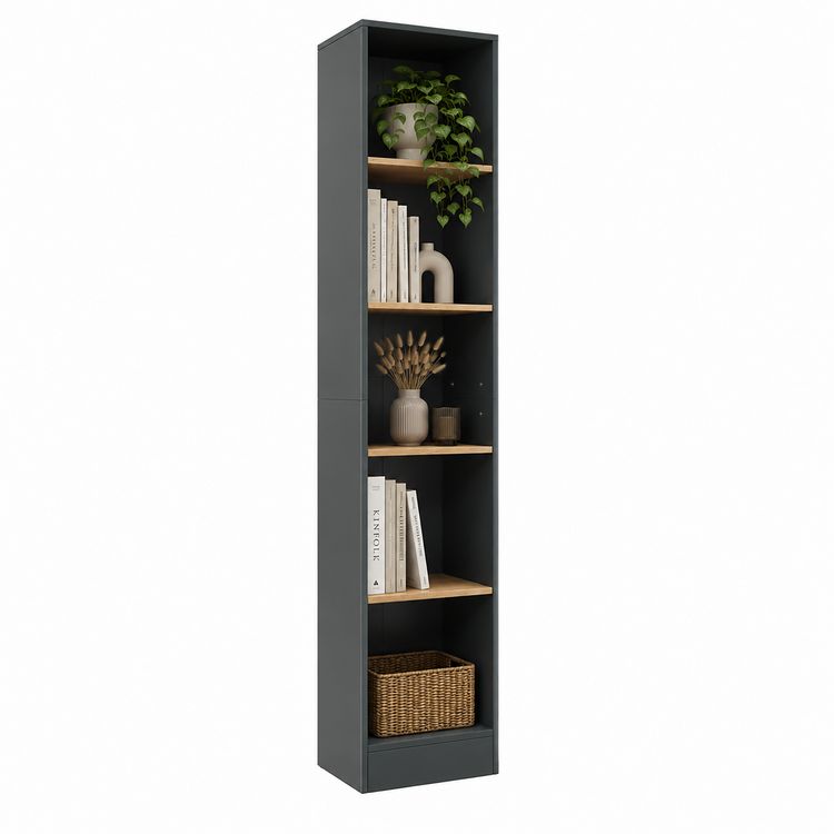 Produktbild: B&uuml;cherregal Dilos 183 x 38 cm f&uuml;r Aktenordner