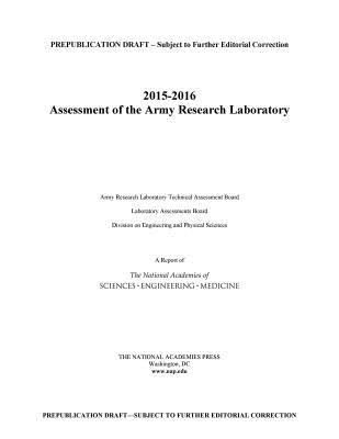 Produktbild: 2015-2016 Assessment of the Army Research Laboratory