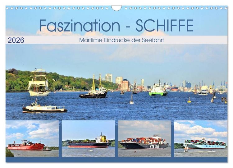 Produktbild: Faszination - SCHIFFE (Wandkalender 2026 DIN A3 quer), CALVENDO Monatskalender