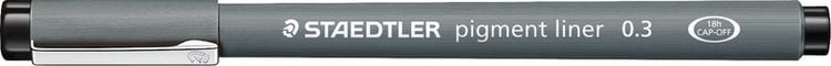 Produktbild: STAEDTLER Fineliner Lumocolor pigment liner 308 schwarz, 0,3 mm
