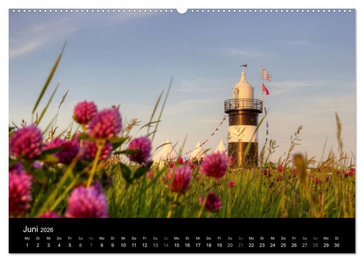 Produktbild: Leuchtturm "Kleiner Preu&szlig;e" (Wandkalender 2026 DIN A2 quer), CALVENDO Monatskalender