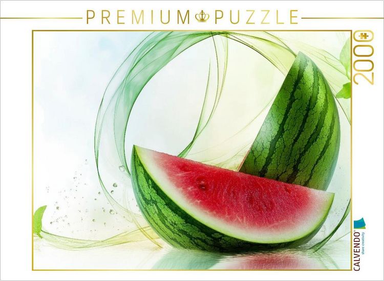 Produktbild: CALVENDO Puzzle Wassermelonen - Genuss | 2000 Teile Lege-Gr&ouml;&szlig;e 90x67cm Foto-Puzzle f&uuml;r gl&uuml;ckliche Stunden
