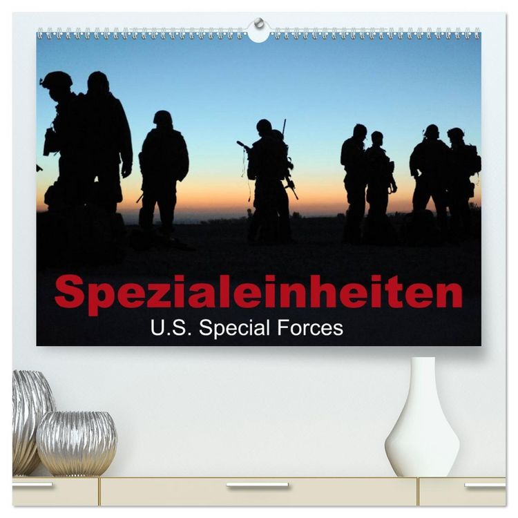 Produktbild: Spezialeinheiten &bull; U.S. Special Forces (hochwertiger Premium Wandkalender 2026 DIN A2 quer), Kunstdruck in Hochglanz