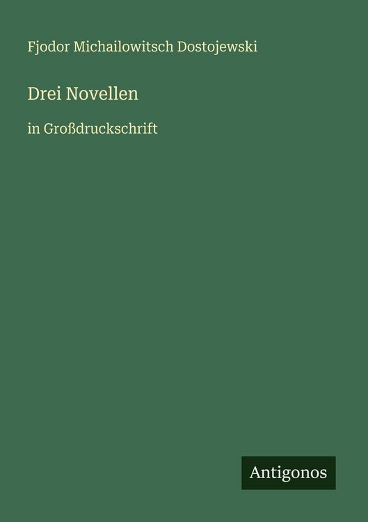 Produktbild: Drei Novellen
