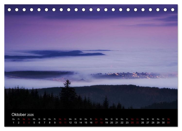 Produktbild: Wundersame Natur in Deutschland (Tischkalender 2026 DIN A5 quer), CALVENDO Monatskalender