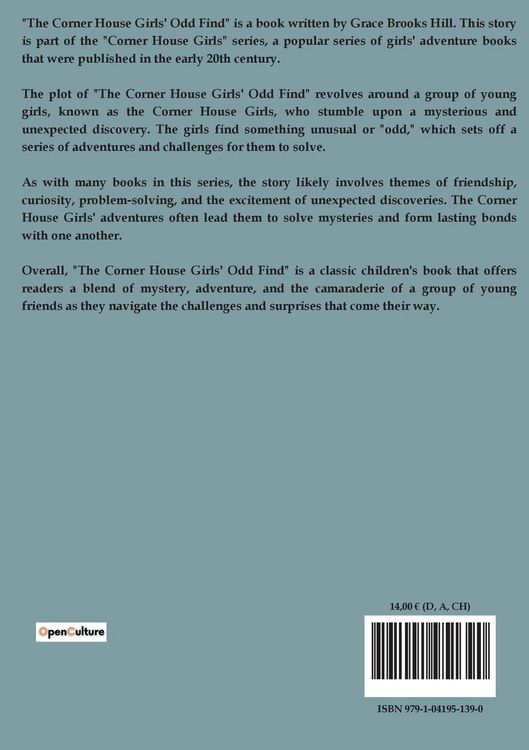 Produktbild: The Corner House Girls' Odd Find