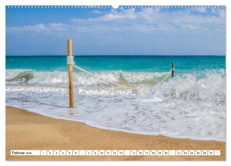 Produktbild: Miami Platja - Unvergessliche Meerblicke (Wandkalender 2026 DIN A2 quer), CALVENDO Monatskalender