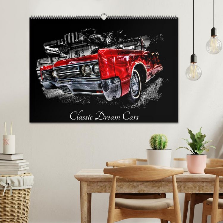 Produktbild: Classic Dream Cars (Wandkalender 2026 DIN A2 quer), CALVENDO Monatskalender