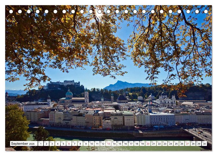 Produktbild: Mein sch&ouml;nes Salzburg (Tischkalender 2026 DIN A5 quer), CALVENDO Monatskalender