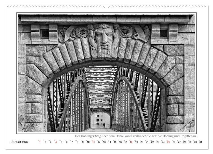Produktbild: Wien auf den zweiten Blick (Wandkalender 2026 DIN A2 quer), CALVENDO Monatskalender