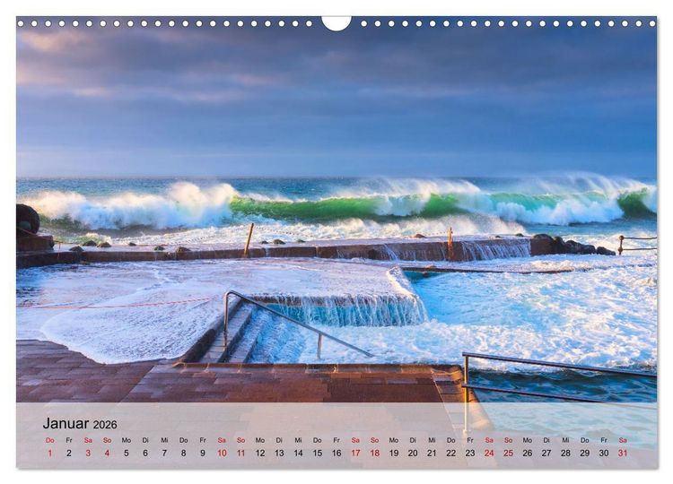 Produktbild: Wundersch&ouml;ne Meereslandschaften (Wandkalender 2026 DIN A3 quer), CALVENDO Monatskalender