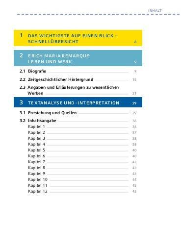 Im Westen Nicht Neues Inhaltsangabe 'Im Westen nichts Neues von Erich Maria Remarque - Textanalyse und