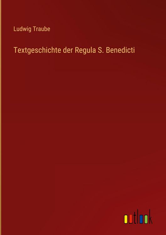 Produktbild: Textgeschichte der Regula S. Benedicti