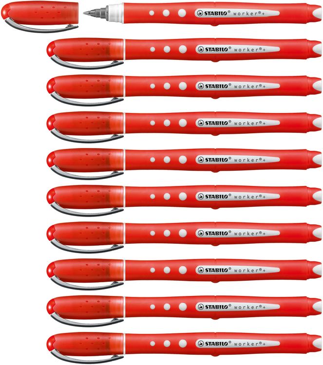 Produktbild: STABILO Rollerb.worker colorful+ rot