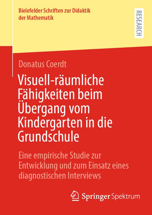 Produktbild: Visuell-r&auml;umliche F&auml;higkeiten beim &Uuml;bergang vom Kindergarten in die Grundschule