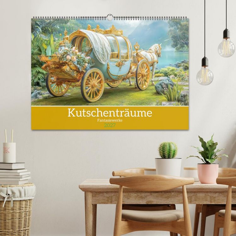 Produktbild: Kutschentr&auml;ume - Fantasiewerke (Wandkalender 2027 DIN A2 quer), CALVENDO Monatskalender