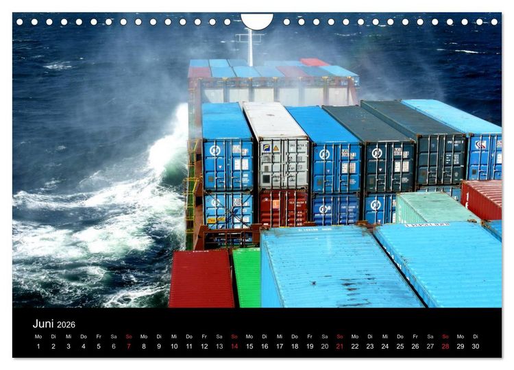 Produktbild: Containerwelten (Wandkalender 2026 DIN A4 quer), CALVENDO Monatskalender