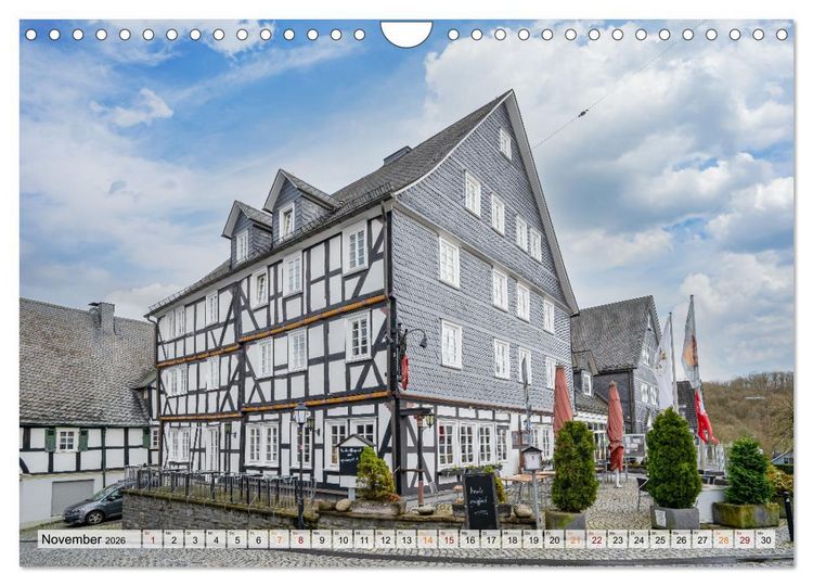 Produktbild: Freudenberg Impressionen (Wandkalender 2026 DIN A4 quer), CALVENDO Monatskalender