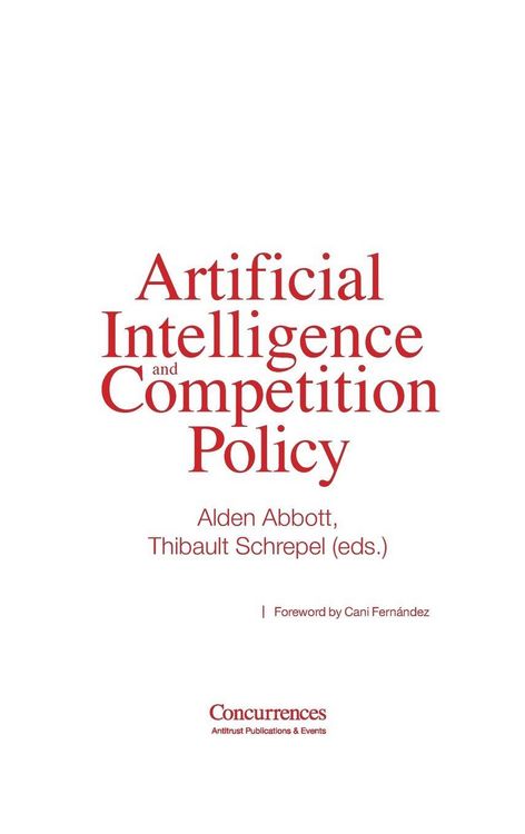 Produktbild: Artificial Intelligence and Competition Policy