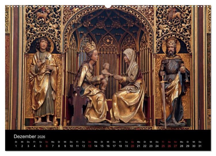 Produktbild: Orte des Glaubens (Wandkalender 2026 DIN A2 quer), CALVENDO Monatskalender