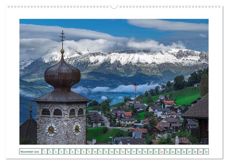 Produktbild: Romantische Ortschaften (hochwertiger Premium Wandkalender 2026 DIN A2 quer), Kunstdruck in Hochglanz