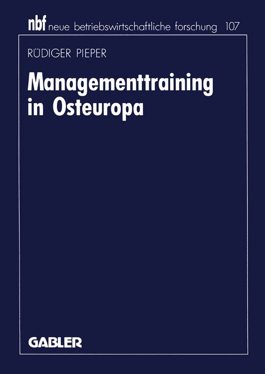 Produktbild: Managementtraining in Osteuropa
