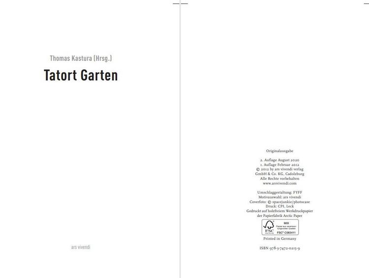 Produktbild: Tatort Garten