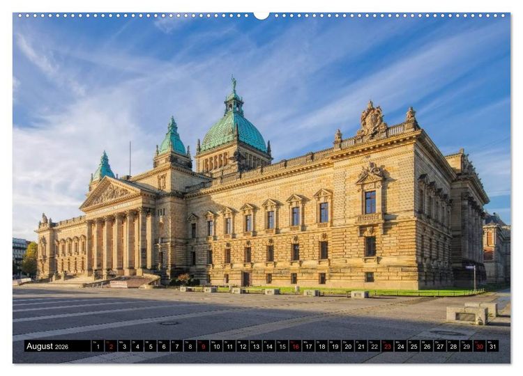 Produktbild: Reise durch Leipzig (hochwertiger Premium Wandkalender 2026 DIN A2 quer), Kunstdruck in Hochglanz