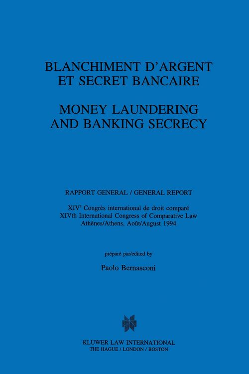 Produktbild: Money Laundering and Banking Secrecy