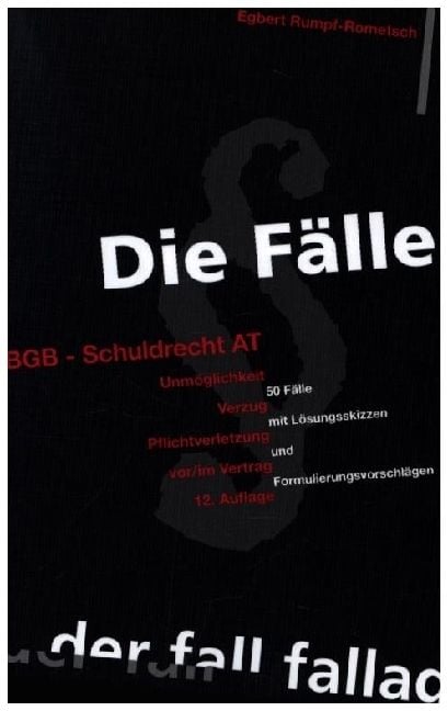 Produktbild: Die F&auml;lle BGB - Schuldrecht AT