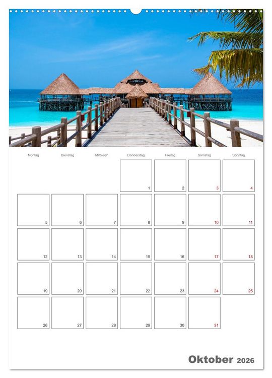 Produktbild: Sansibar - Traumreiseziel (Wandkalender 2026 DIN A2 hoch), CALVENDO Monatskalender