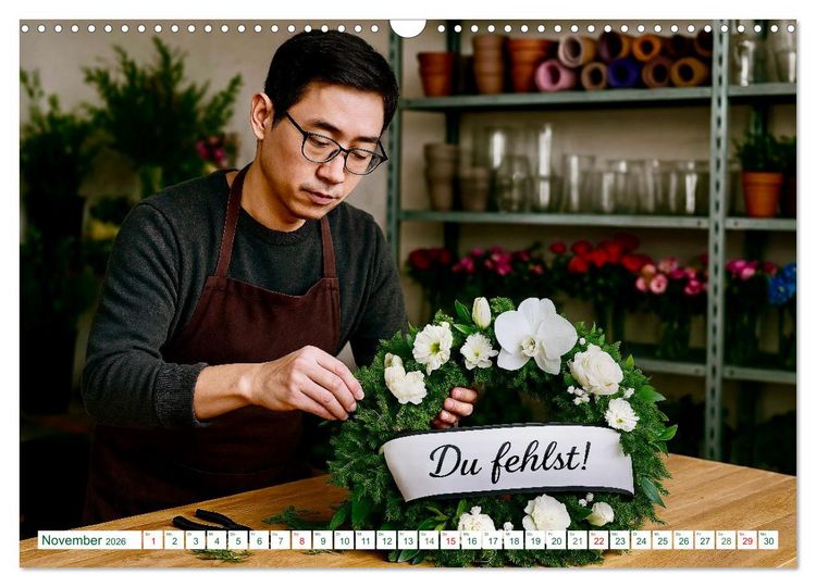 Produktbild: Floristen und ihr Handwerk (Wandkalender 2026 DIN A3 quer), CALVENDO Monatskalender