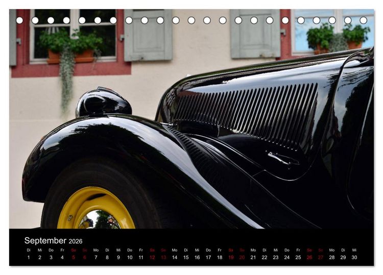 Produktbild: Citro&euml;n 11CV Traction Avant (Tischkalender 2026 DIN A5 quer), CALVENDO Monatskalender