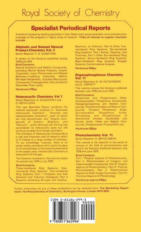 Produktbild: Organic Compounds of Sulphur, Selenium, and Tellurium
