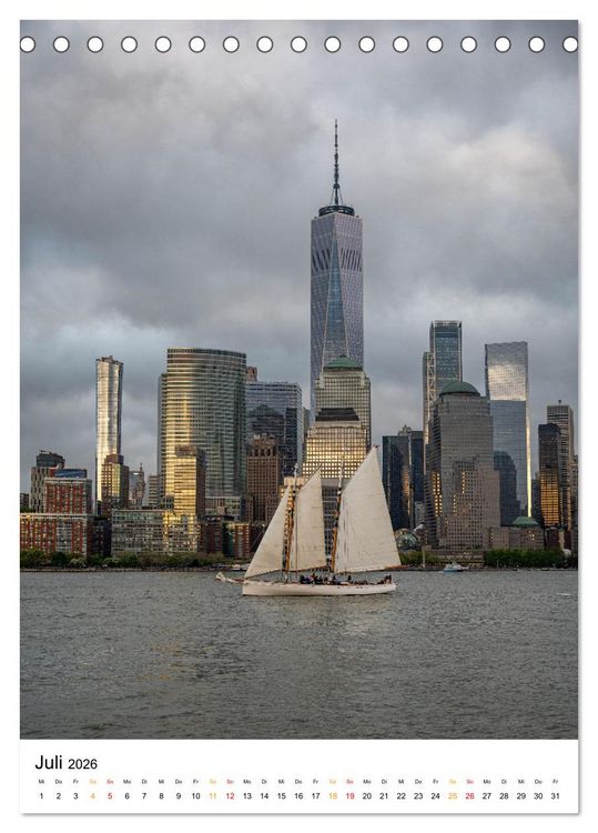 Produktbild: New York, Facetten einer Stadt (Tischkalender 2026 DIN A5 hoch), CALVENDO Monatskalender