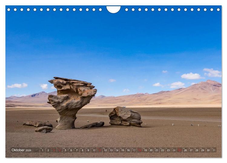 Produktbild: Peru und Bolivien - Traumlandschaften (Wandkalender 2026 DIN A4 quer), CALVENDO Monatskalender